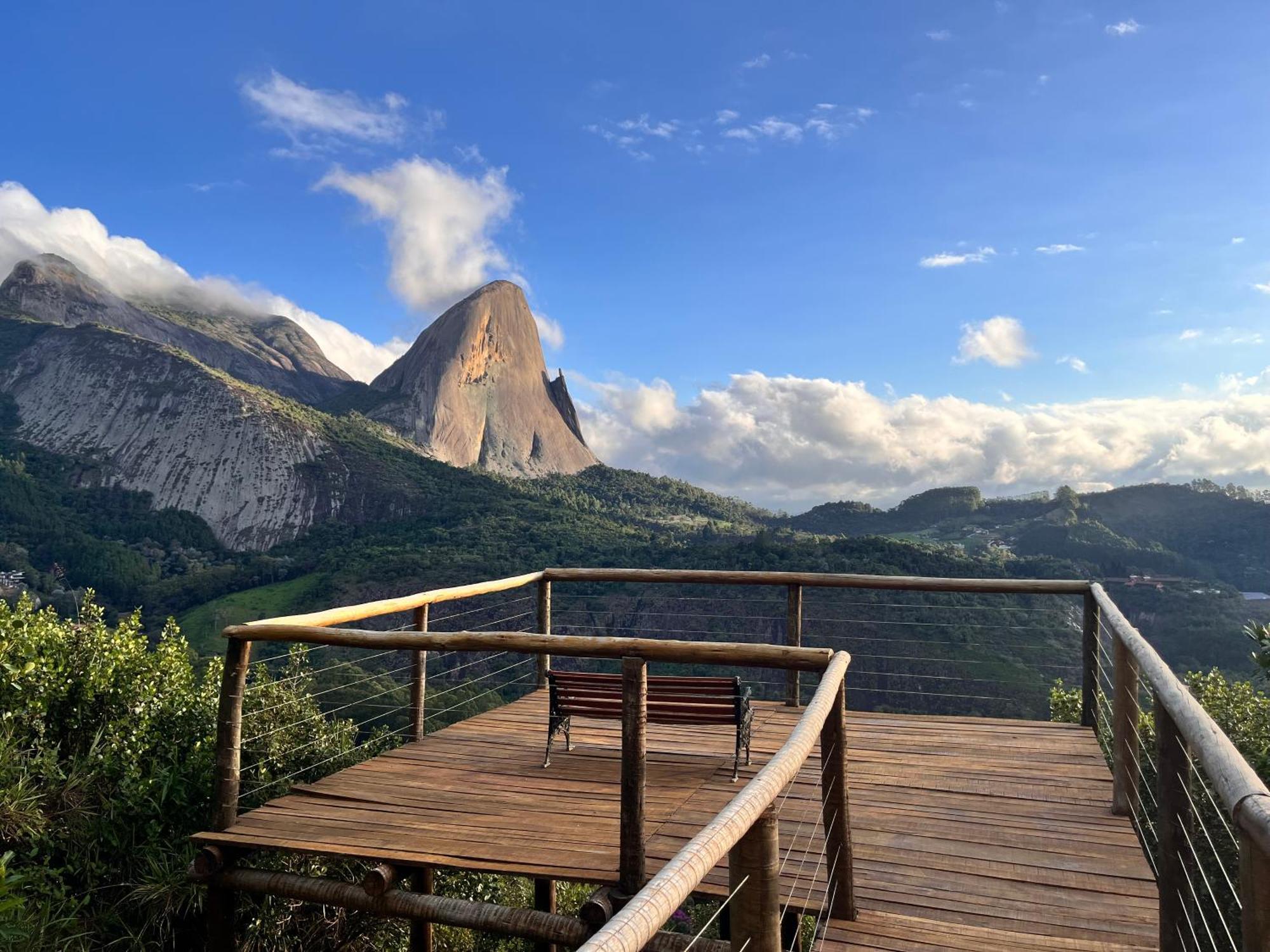 Aroso Paco Hotel Pedra Azul  Εξωτερικό φωτογραφία View of the mountain from the viewing platform